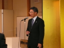 (乾杯) 秋田県管工事設備協会、阿部会長